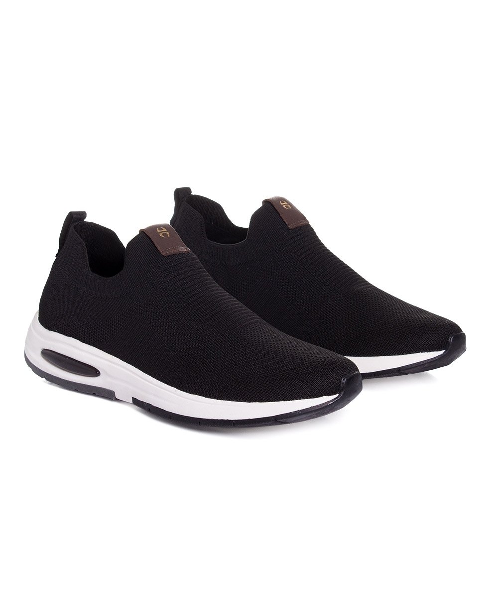 Tênis Masculino Ferriceli Knit Five Preto Preto 3