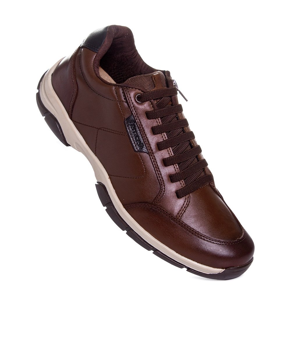 Sapatênis Ferriceli Radption Tam-Especial Couro Tan Marrom 2