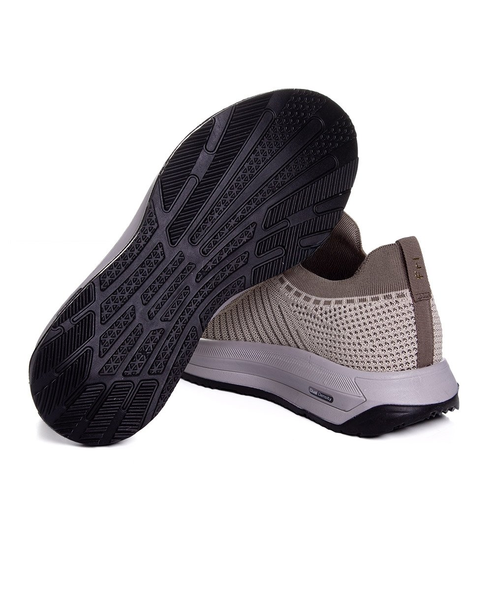 Tênis Masculino Ferriceli Knit Etron Bege Bege 5