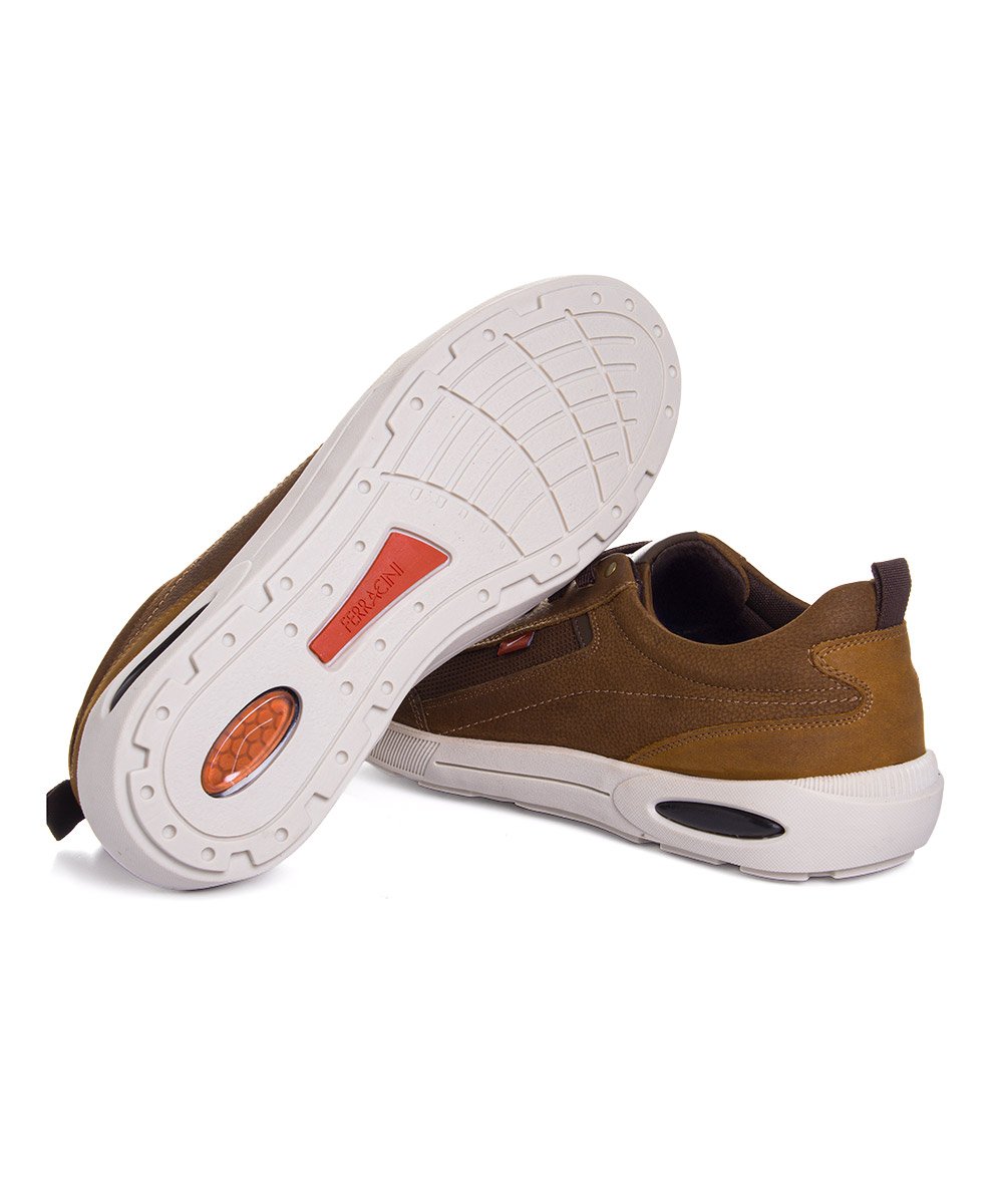 Sapatênis Ferracini Masculino Pulse Couro Chocolate Marrom 5