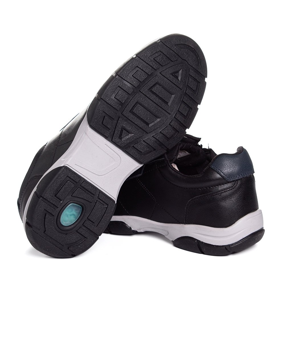 Sapatênis Ferriceli Radption Tam-Especial Couro Preto Preto 5