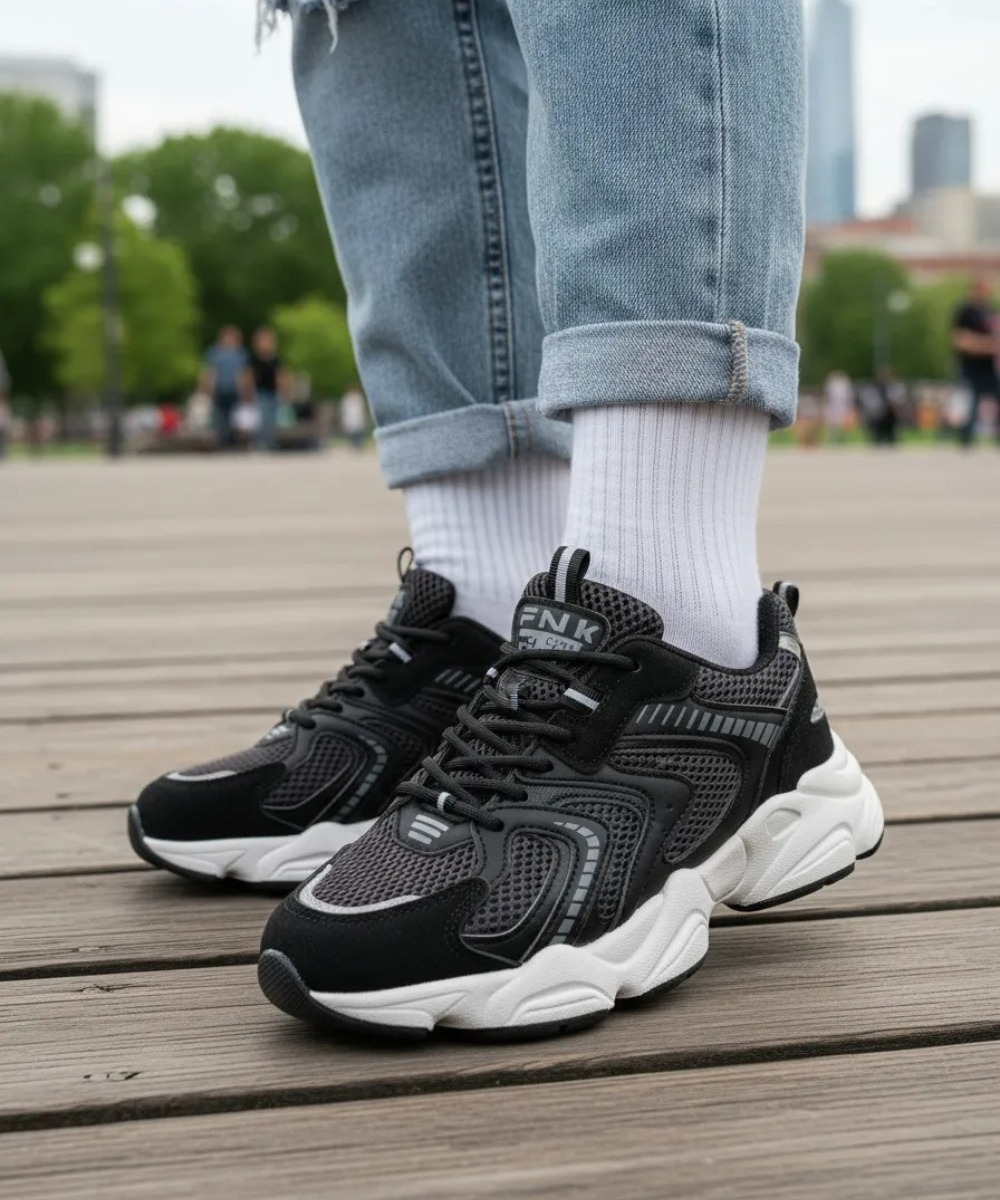 Tênis Casual Ramarim Snk Preto Preto 2