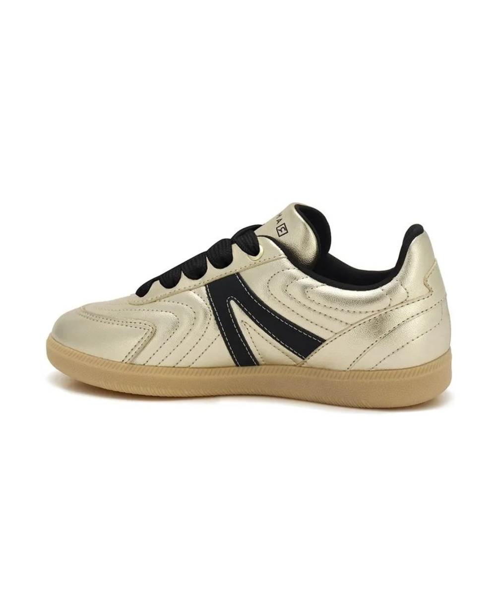 Tênis Casual Ramarim Clássico Metalizado Ouro Dourado 4