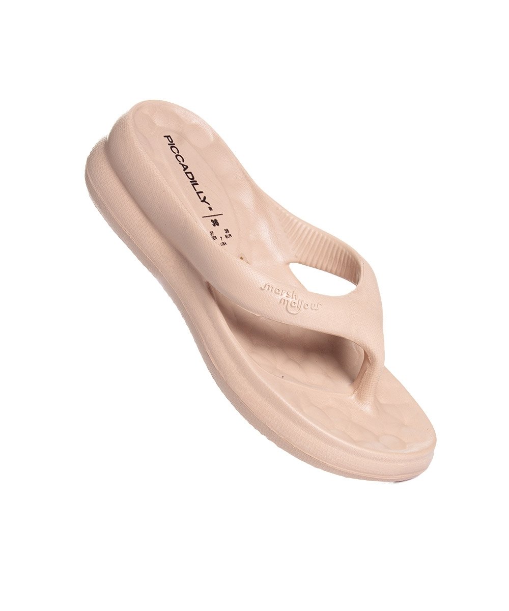Chinelo Piccadilly Marshmallow. Nude Bege 4
