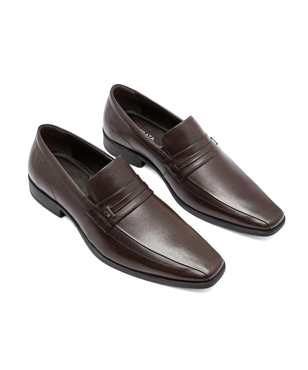 Sapato Masculino Democrata Unique Couro Café Marrom 2