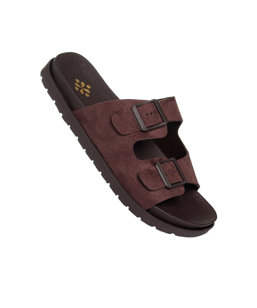 Tamanco Flatform Pixolé Fivelas Brk Cafe Marrom 2