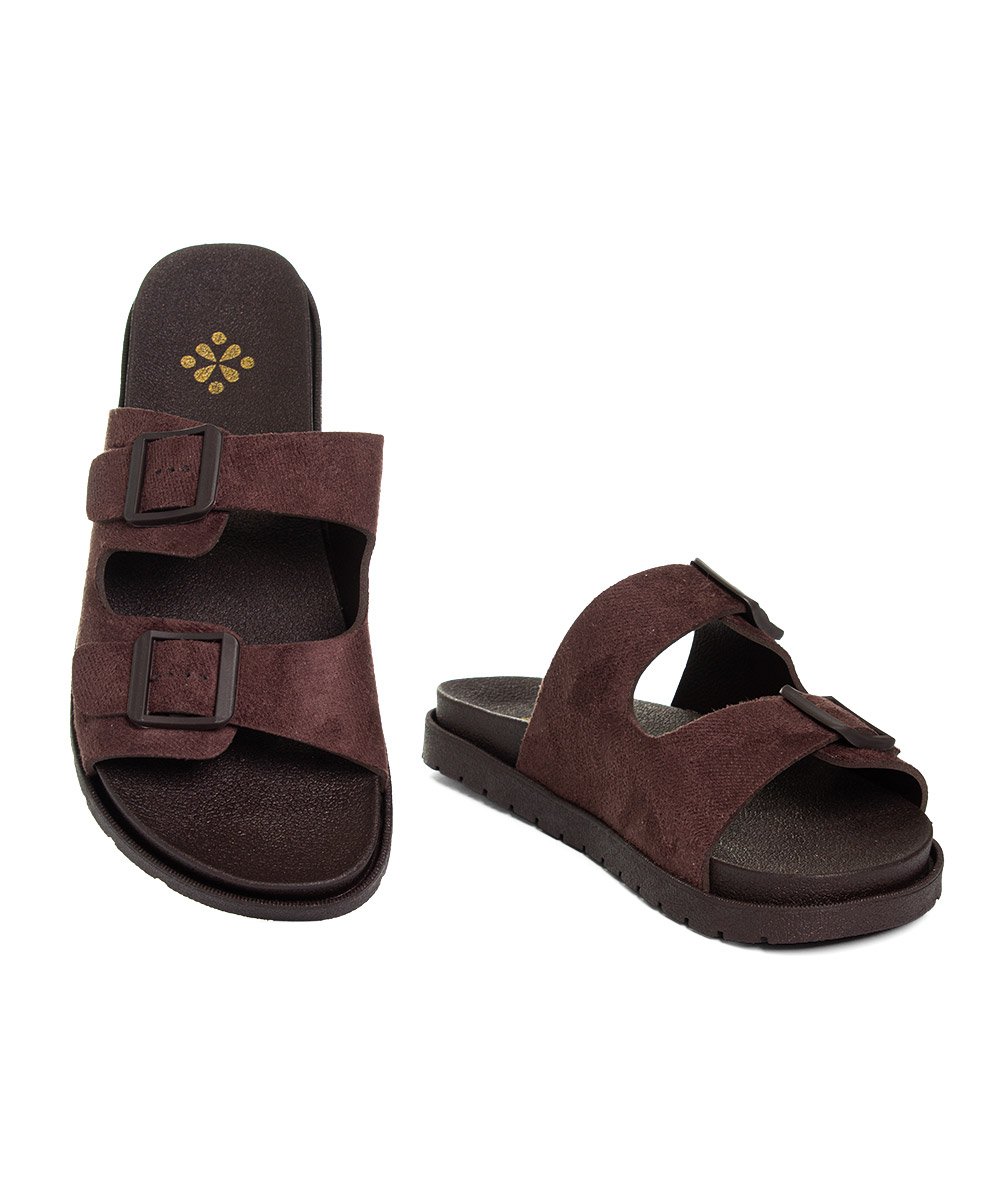 Tamanco Flatform Pixolé Fivelas Brk Cafe Marrom 4