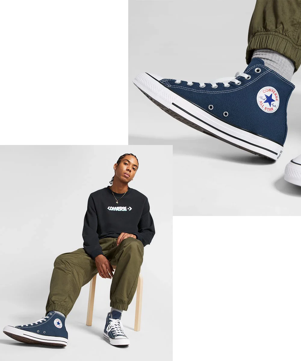 Tênis All Star Converse Cano Alto Chuck Taylor Ct0004 Marinho Jeans 3