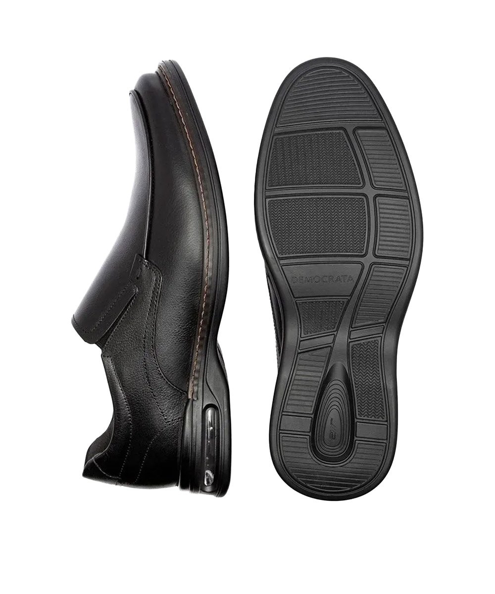 Sapato Masculino Democrata Air Magnum Preto Preto 4