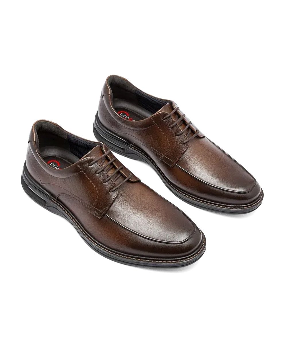 Sapato Democrata Air Magnum Couro Tan Marrom 2