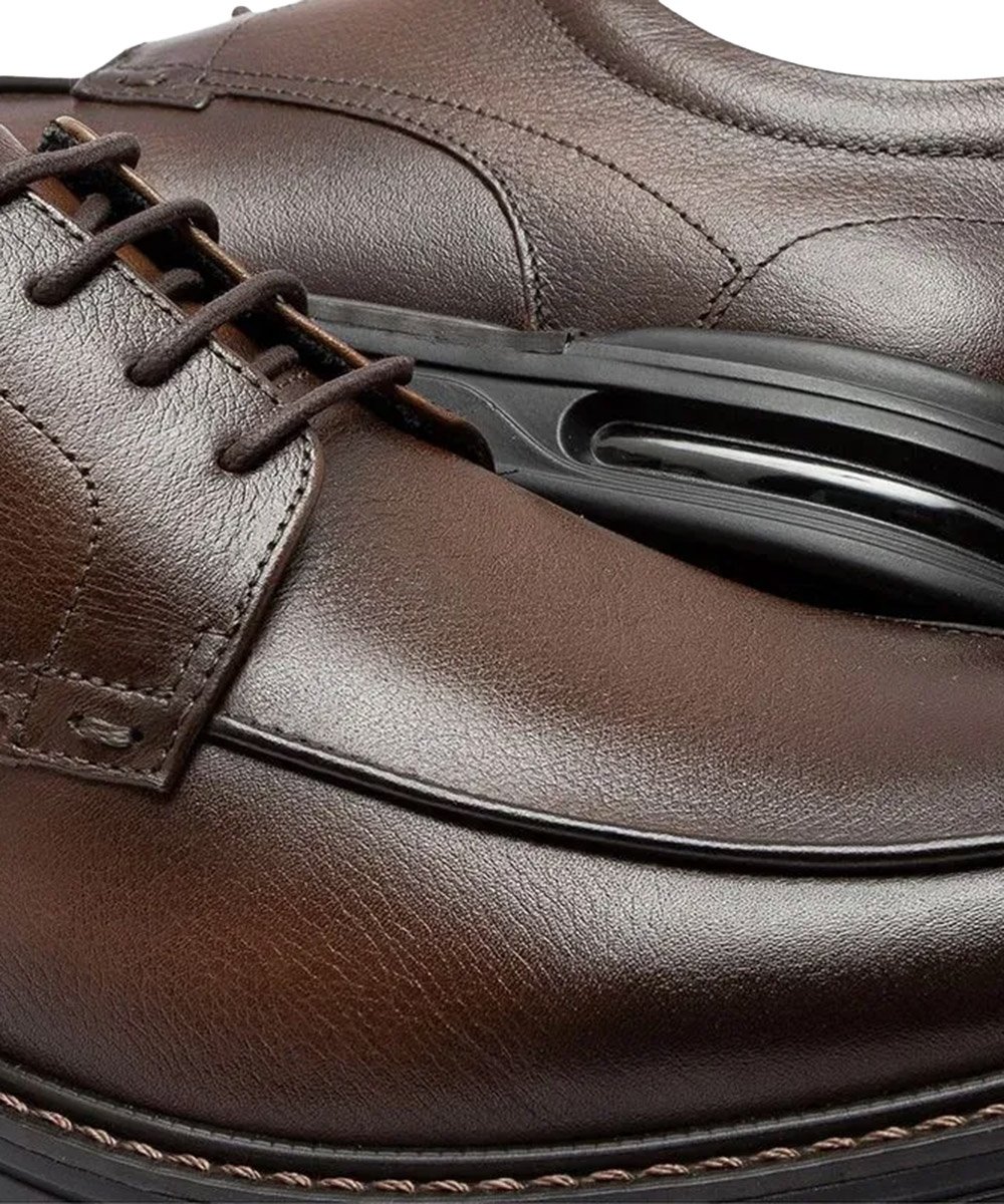 Sapato Democrata Air Magnum Couro Tan Marrom 3