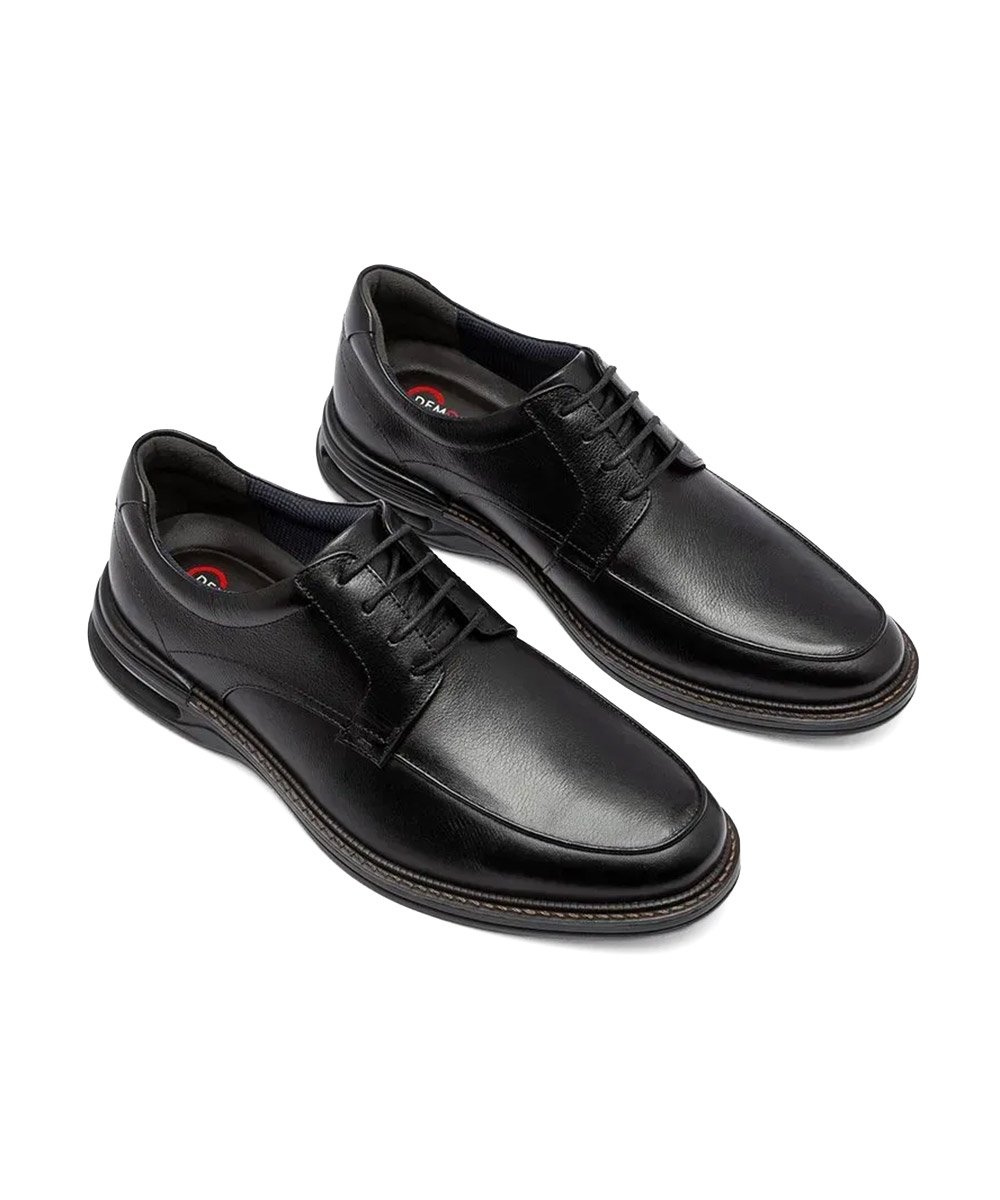 Sapato Democrata Air Magnum Couro Preto Preto 2