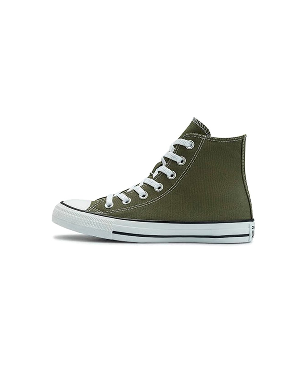 Tênis Cano Alto Converse All Star Seasonal Colors Verde Oliva Verde 2