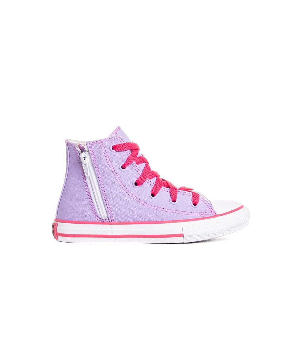 Tênis Infantil Converse All Star Side Zip Violeta Lilás 3