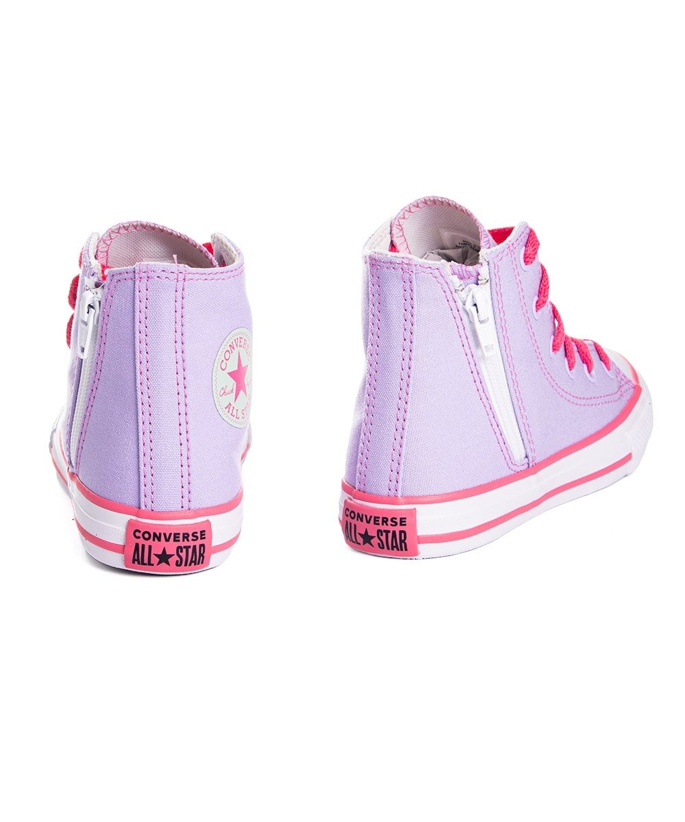 Tênis Infantil Converse All Star Side Zip Violeta Lilás 7