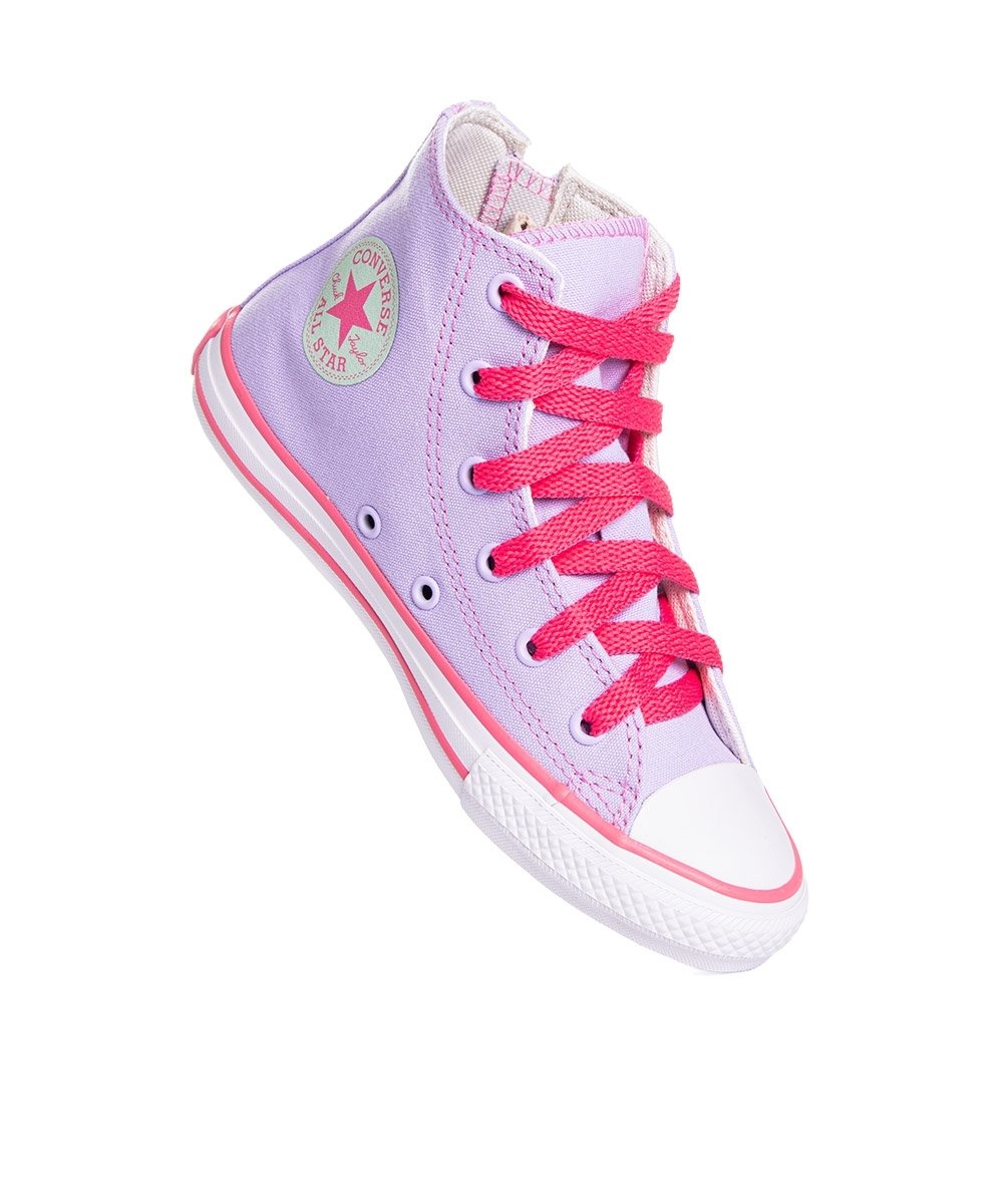 Tênis Infantil Converse All Star Side Zip Violeta Lilás 2