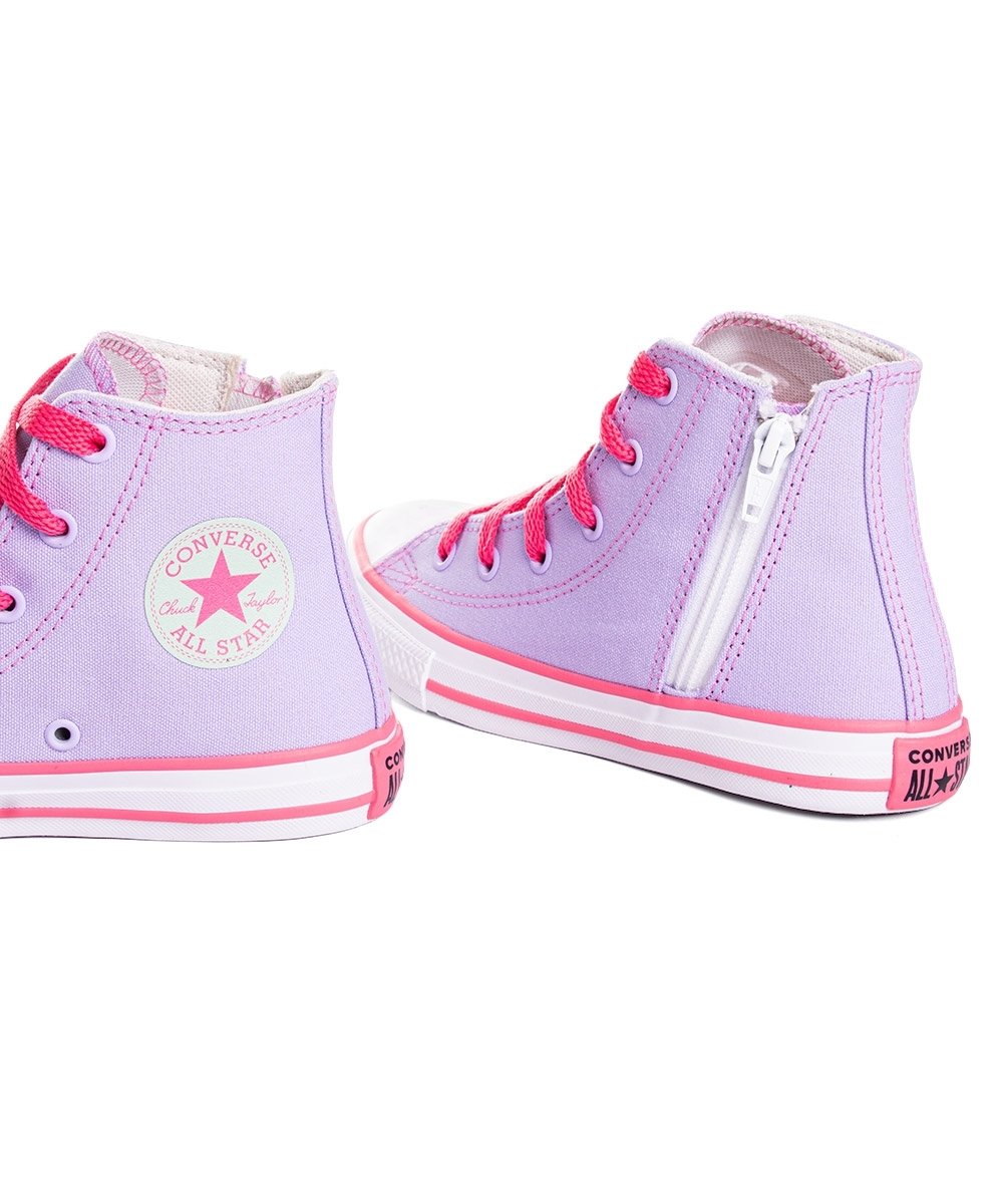 Tênis Infantil Converse All Star Side Zip Violeta Lilás 6