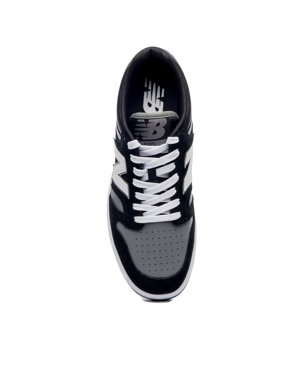 Tênis New Balance 480 Low Preto/Cinza Preto 4