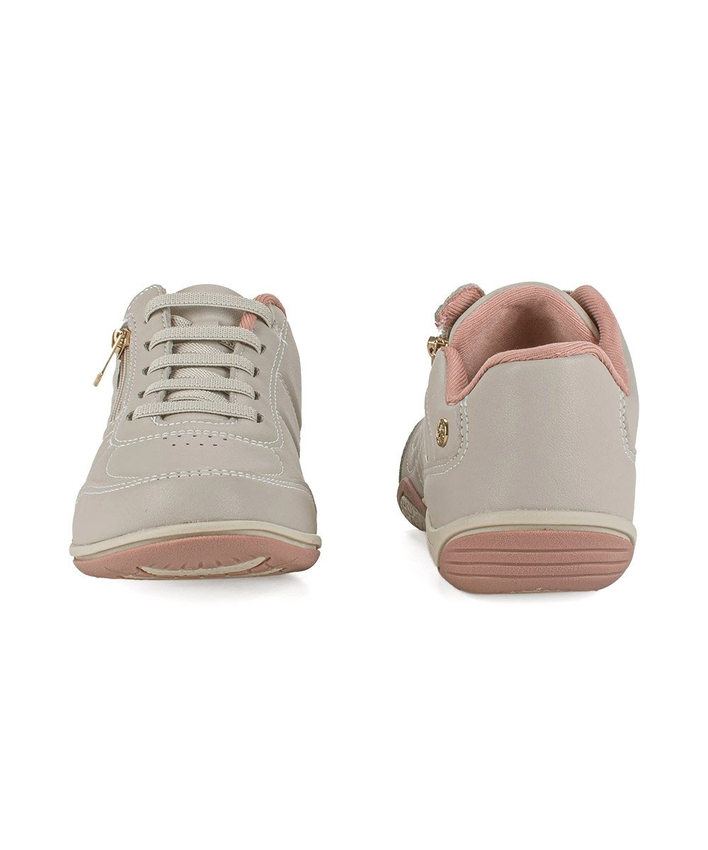 Tênis Feminino Kolosh Casual Ziper Cinza Cinza 4