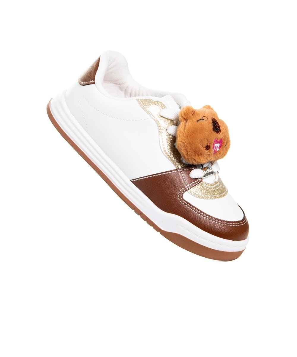 Tênis Infantil Molekinha Capivara Branco/Bege Branco/Bege 2