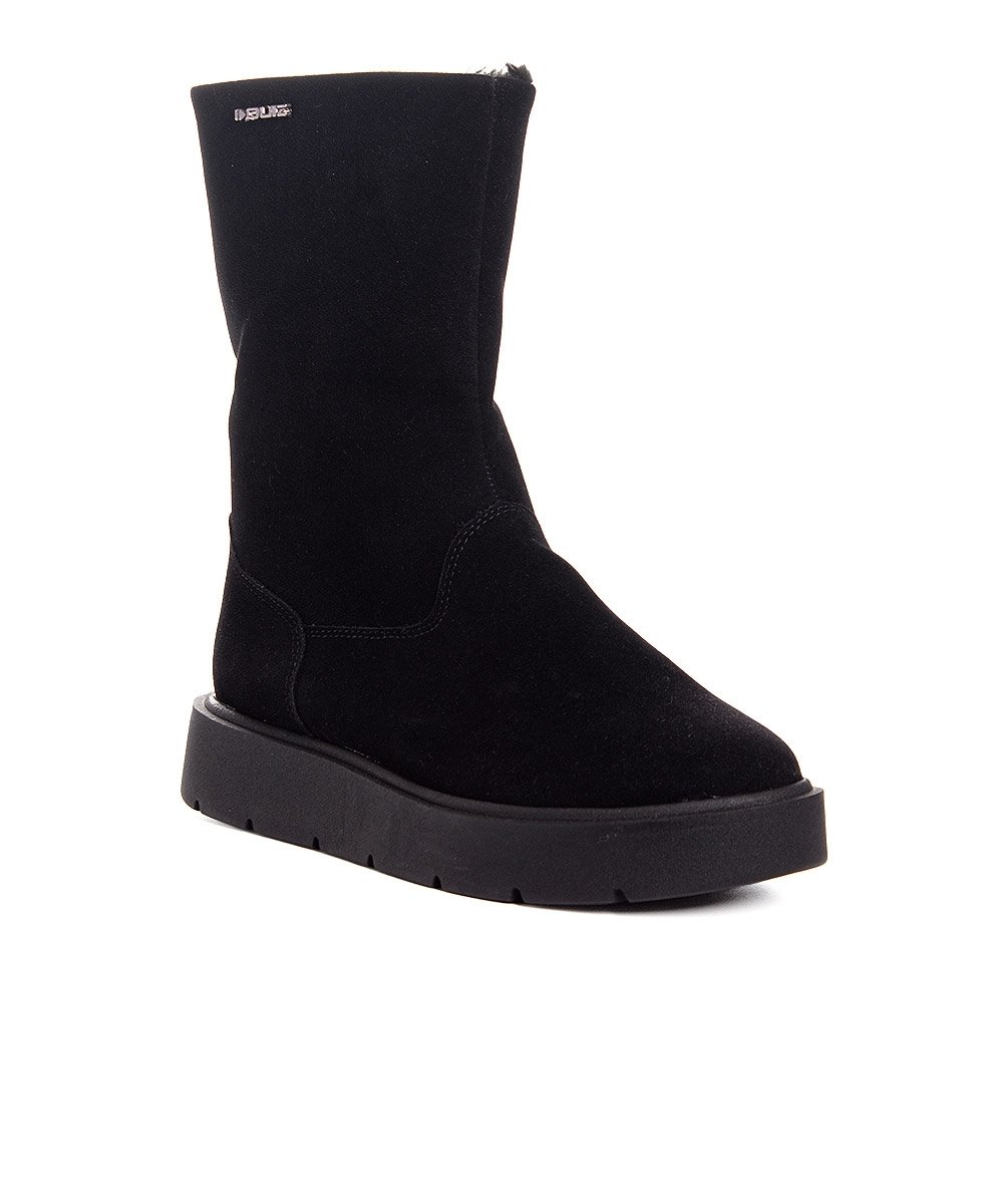 Bota Feminina Quiz Forrada Pelos Inverno Preto Preto 2