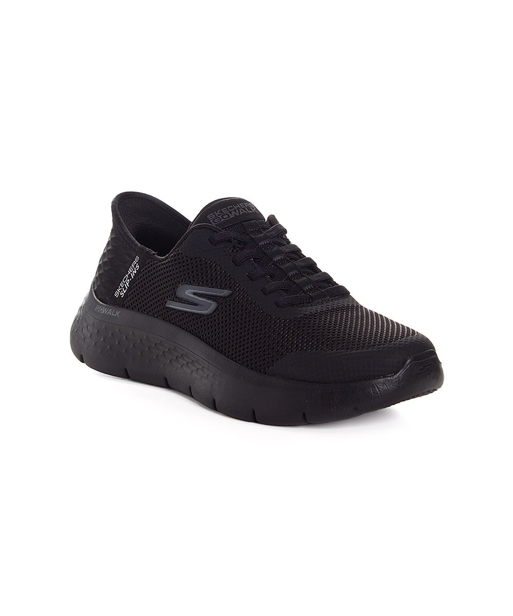 Tênis Feminino Skechers Go Walk Flex Slip-Ins Preto Preto 2