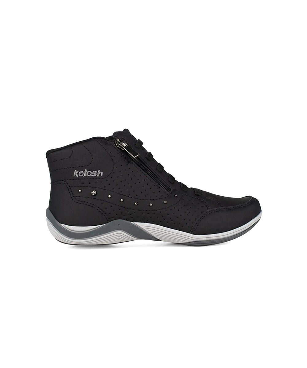 Tênis Feminino Kolosh Cano Alto Gel Preto