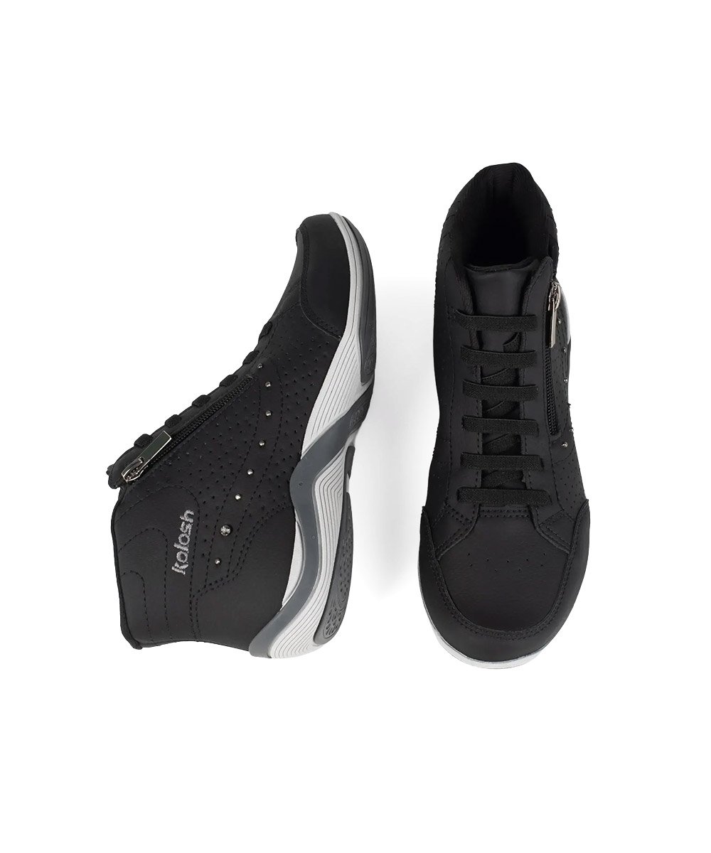 Tênis Feminino Kolosh Cano Alto Gel Preto Preto 6