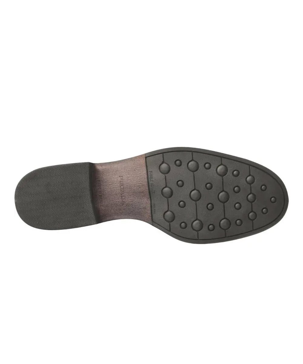 Bota Feminina Pegada Salto Bloco Elástico Couro Café Café 6