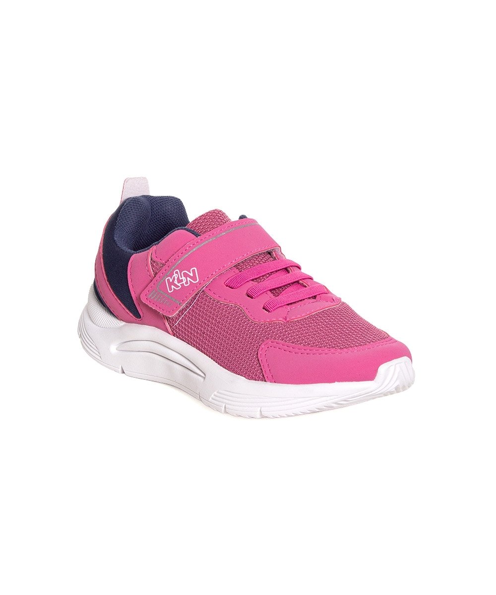 Tênis Infantil Klin New Sport Calce Fácil Pink Rosa 2
