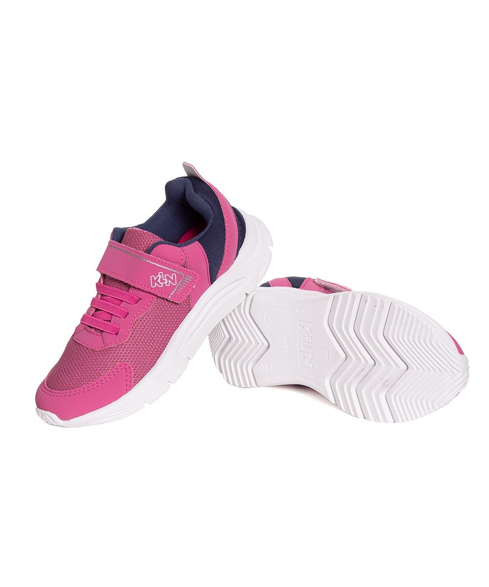 Tênis Infantil Klin New Sport Calce Fácil Pink Rosa 4