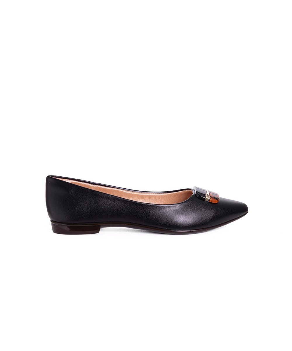 Sapatilha Pixolé Bico Fino Preto