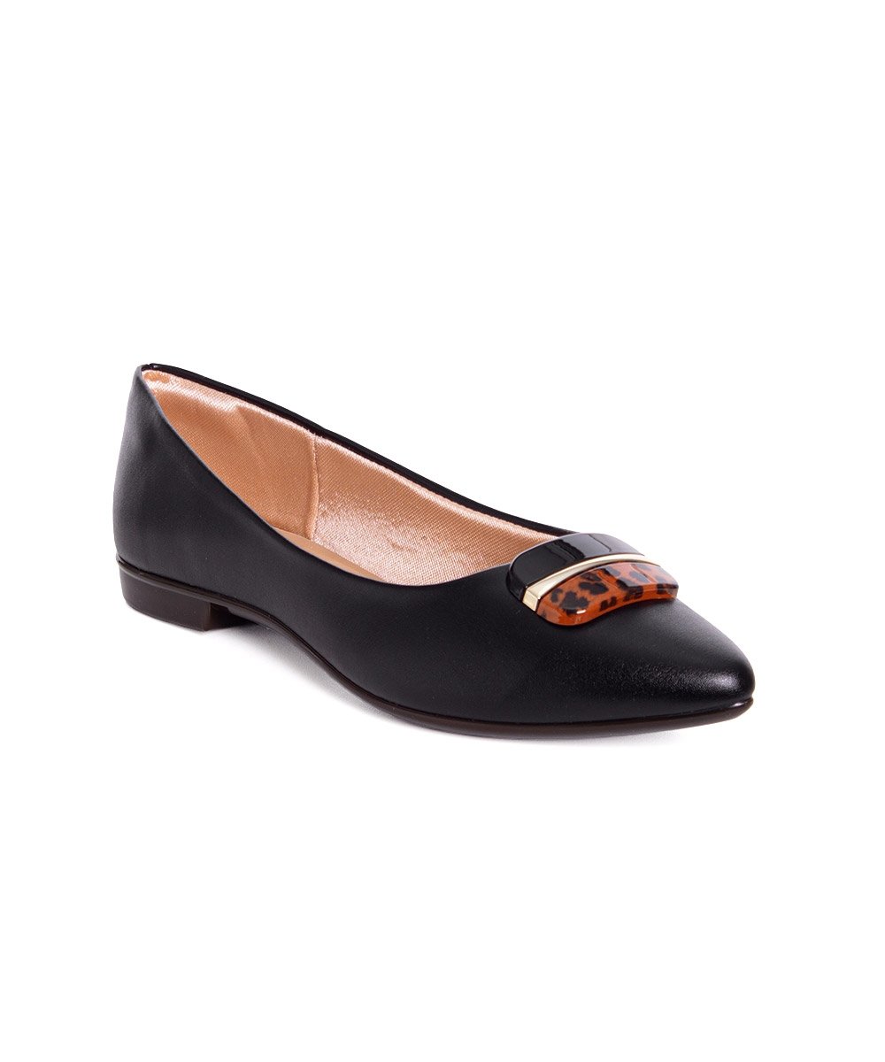 Sapatilha Pixolé Bico Fino Preto Preto 2