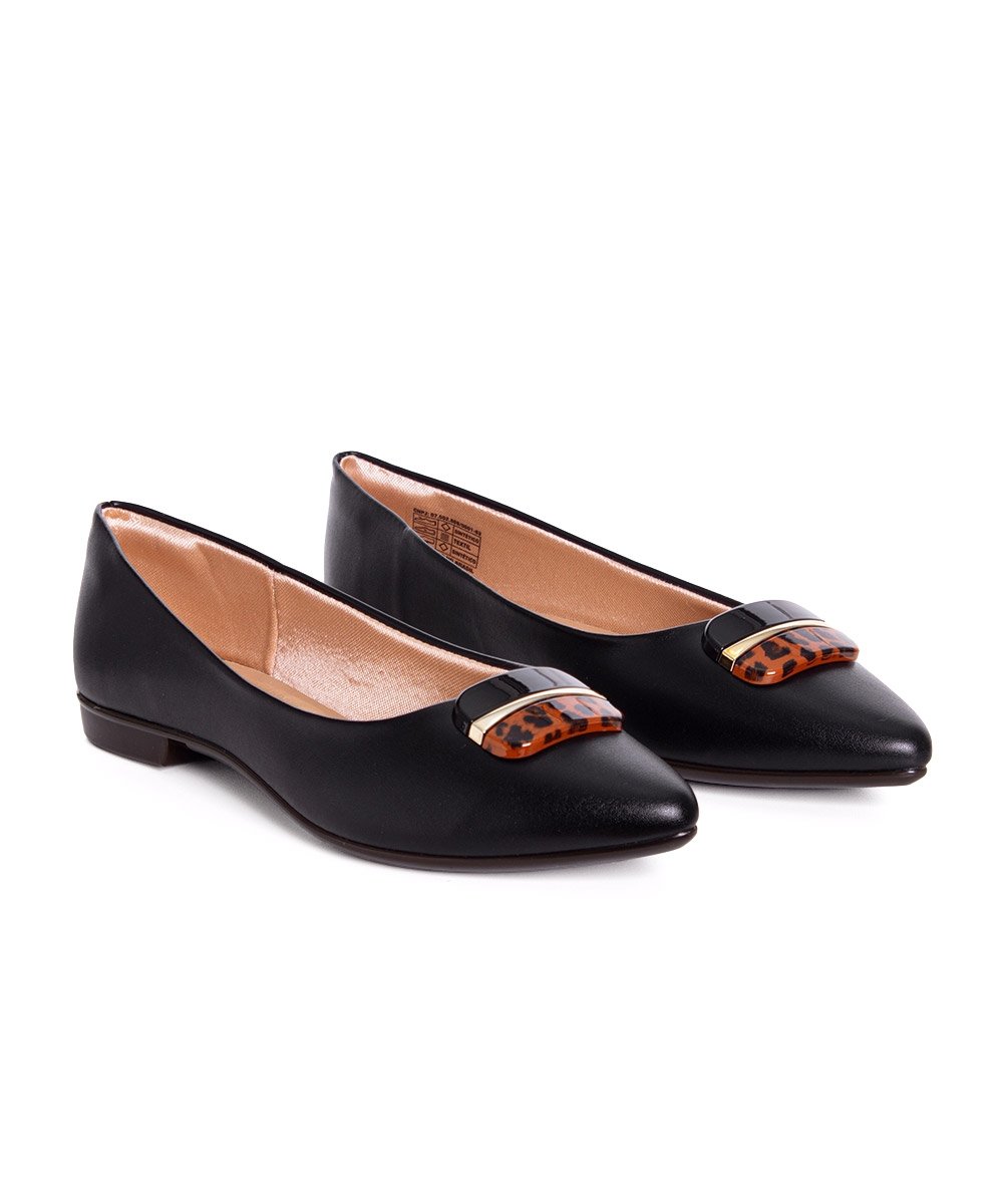 Sapatilha Pixolé Bico Fino Preto Preto 3