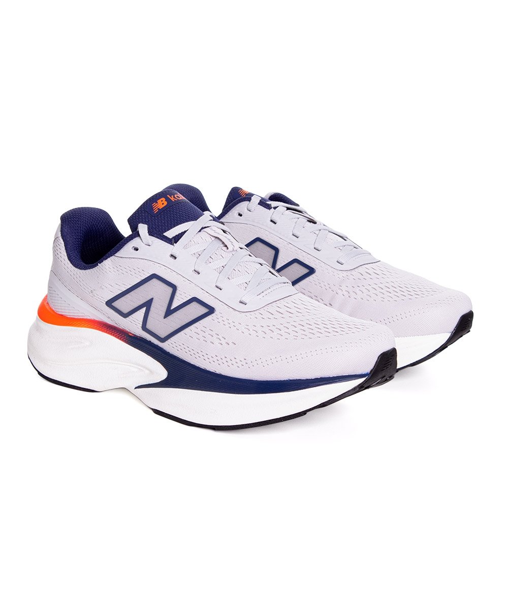 Tênis New Balance Fresh Foam Kaiha Cinza/Marinho Cinza 3