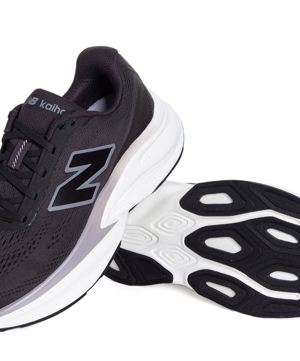 Tênis New Balance Fresh Foam Kaiha Preto/Cinza Preto 4