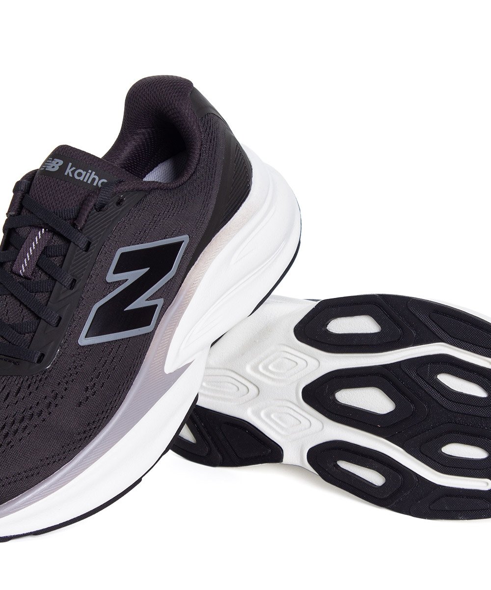 Tênis New Balance Fresh Foam Kaiha Preto/Cinza Preto 4