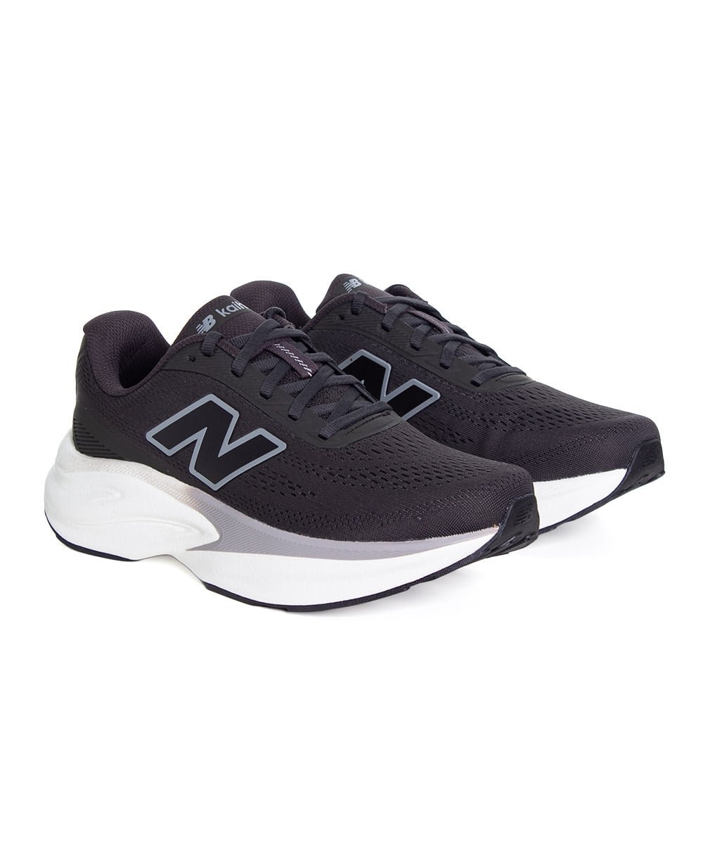 Tênis New Balance Fresh Foam Kaiha Preto/Cinza Preto 3