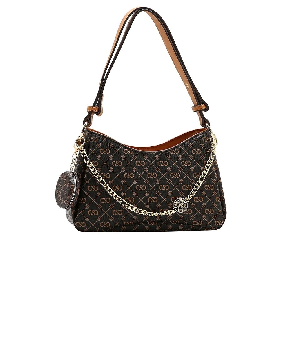 Bolsa Feminina Chenson Monograma Elegance Café