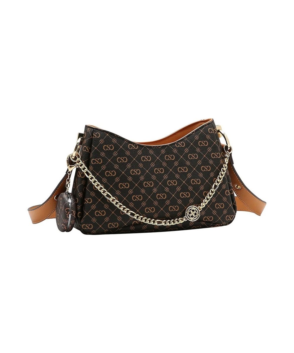 Bolsa Feminina Chenson Monograma Elegance Café Café 2