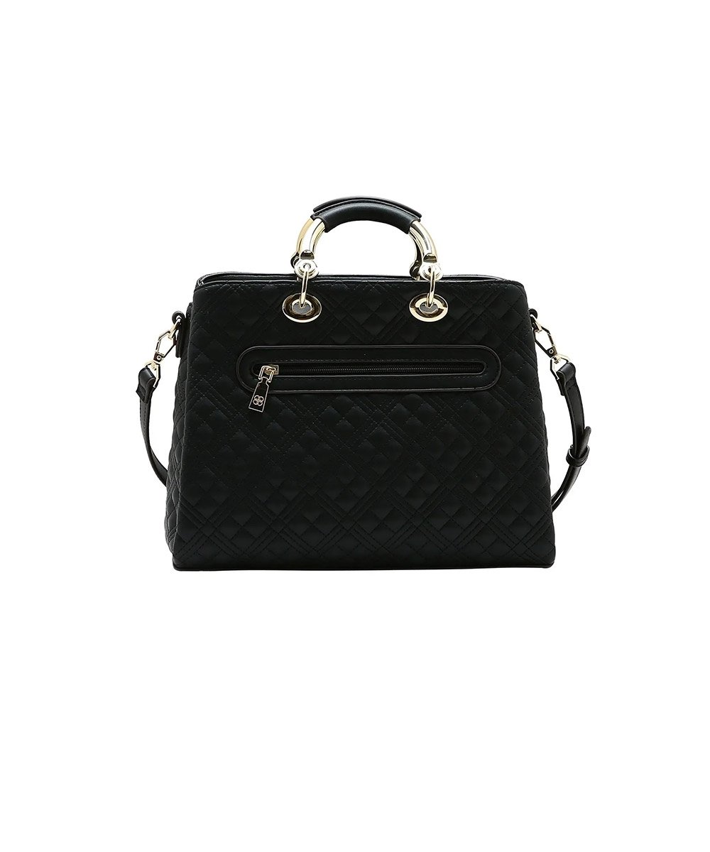 Bolsa Mão Chenson Matelassê Contemporâneo Preto Preto 3