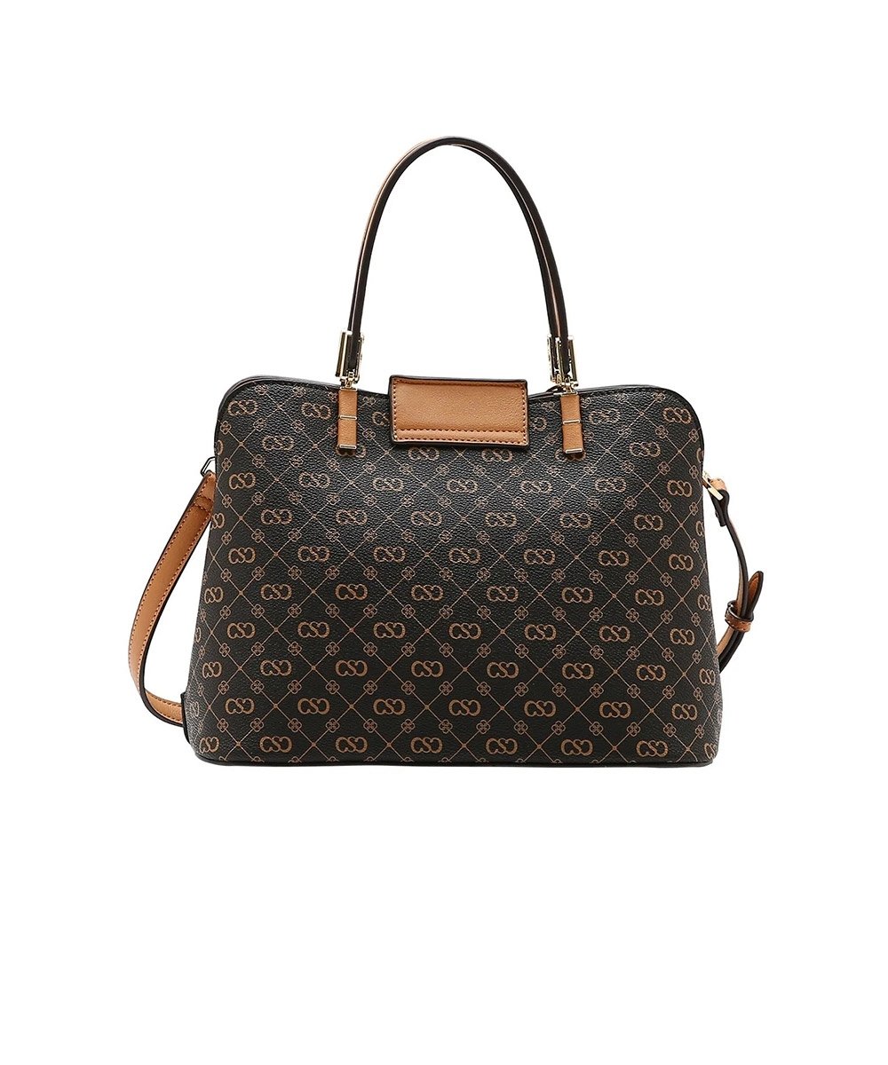 Bolsa Mão Chenson Monograma Elegance Café Café 3