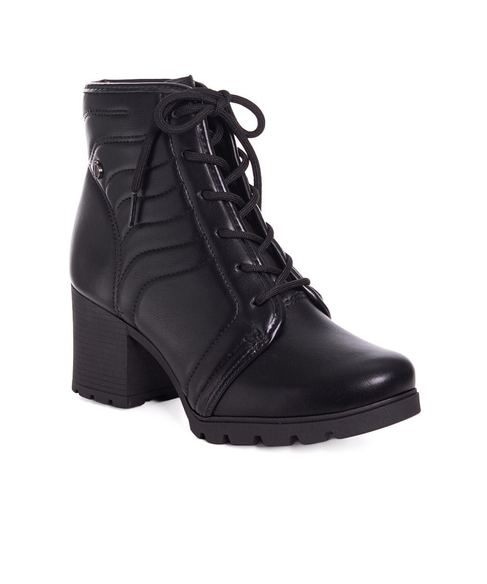 Bota Cano Curto Dakota Matelassê Preto Preto 2