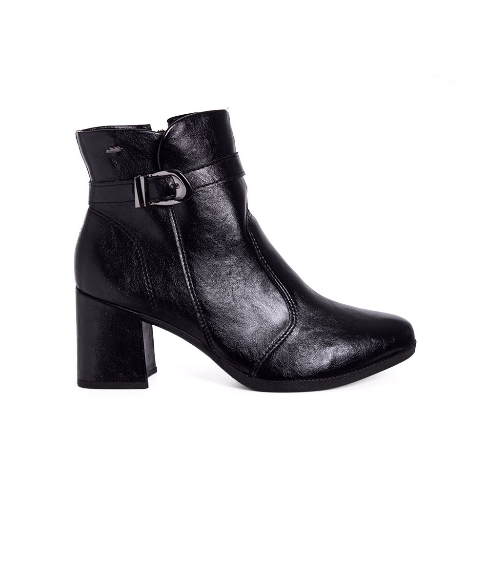 Bota Cano Curto Dakota Salto Bloco Preto