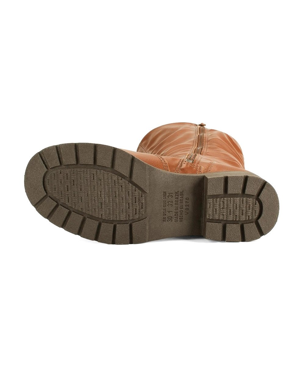 Bota Cano Longo Pink Cats Infantil Marrom Marrom 6