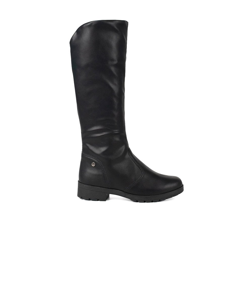 Bota Cano Longo Pink Cats Infantil Preto
