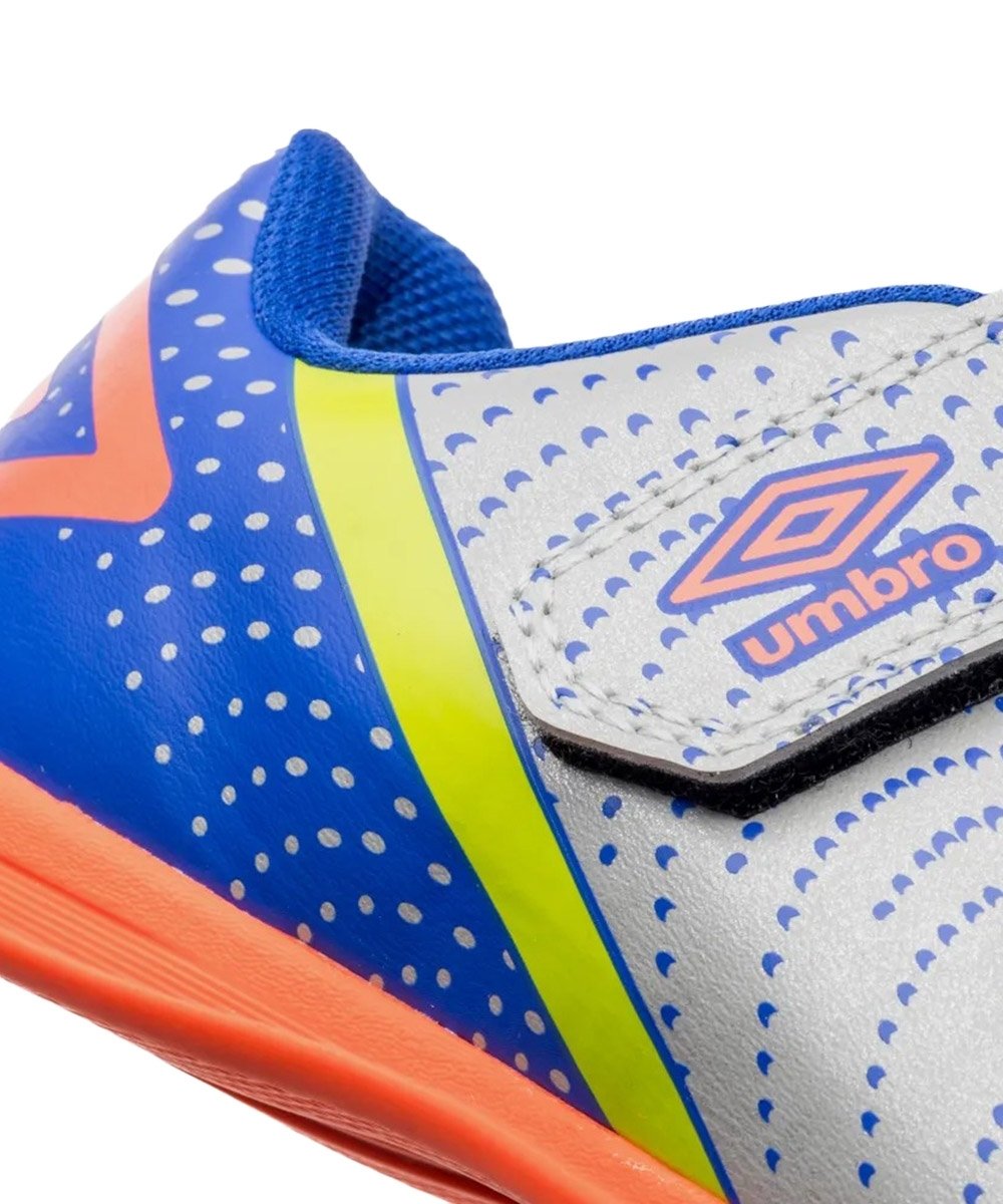 Chuteira Futsal Umbro Flip Kids U07fb00193 Cinza/Azul Cinza 5