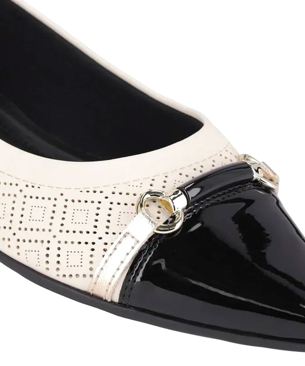 Sapatilha Bico Fino Piccadilly Ana Off White Branco 4