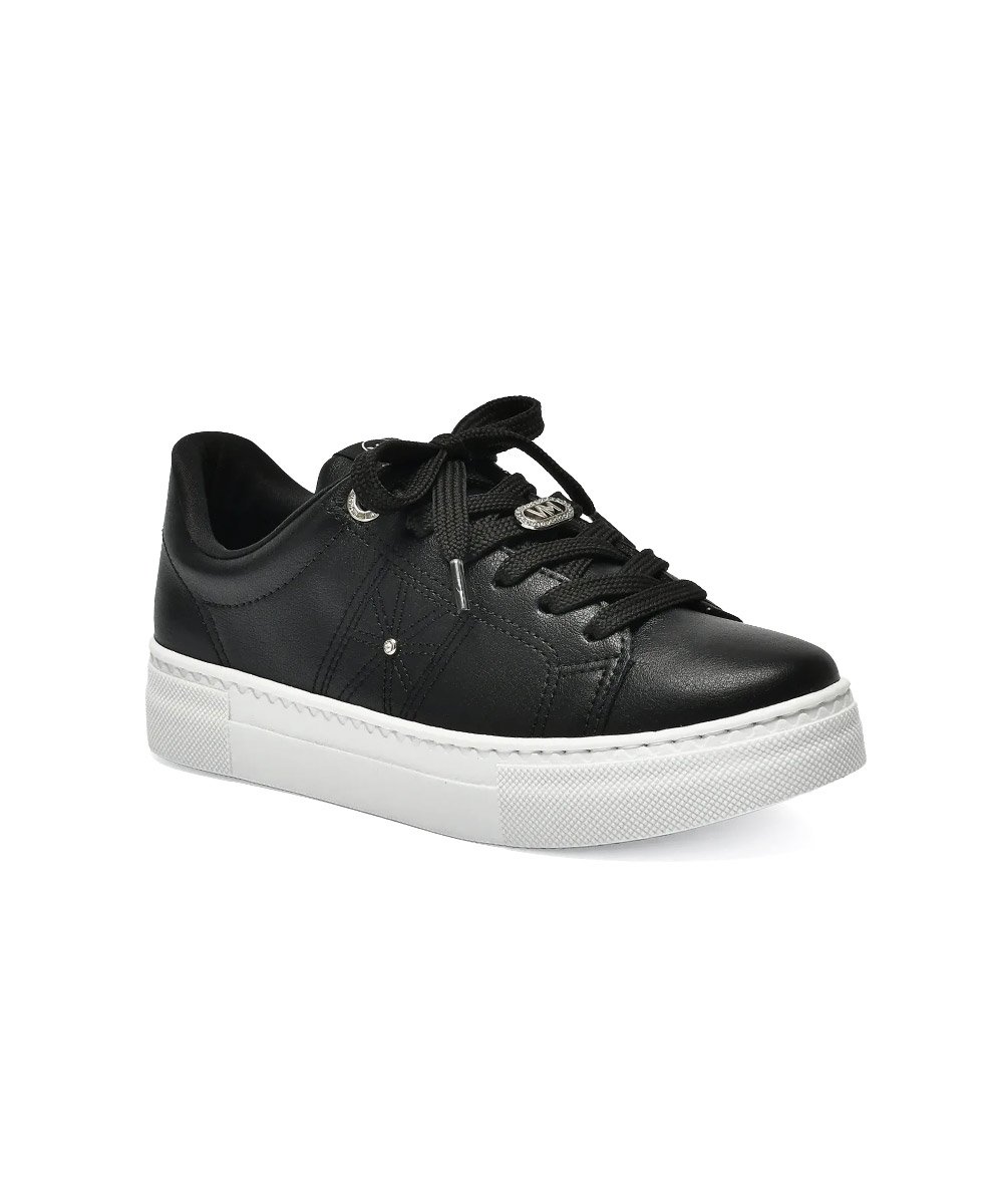 Tênis Feminino Via Marte Casual Preto Preto 3