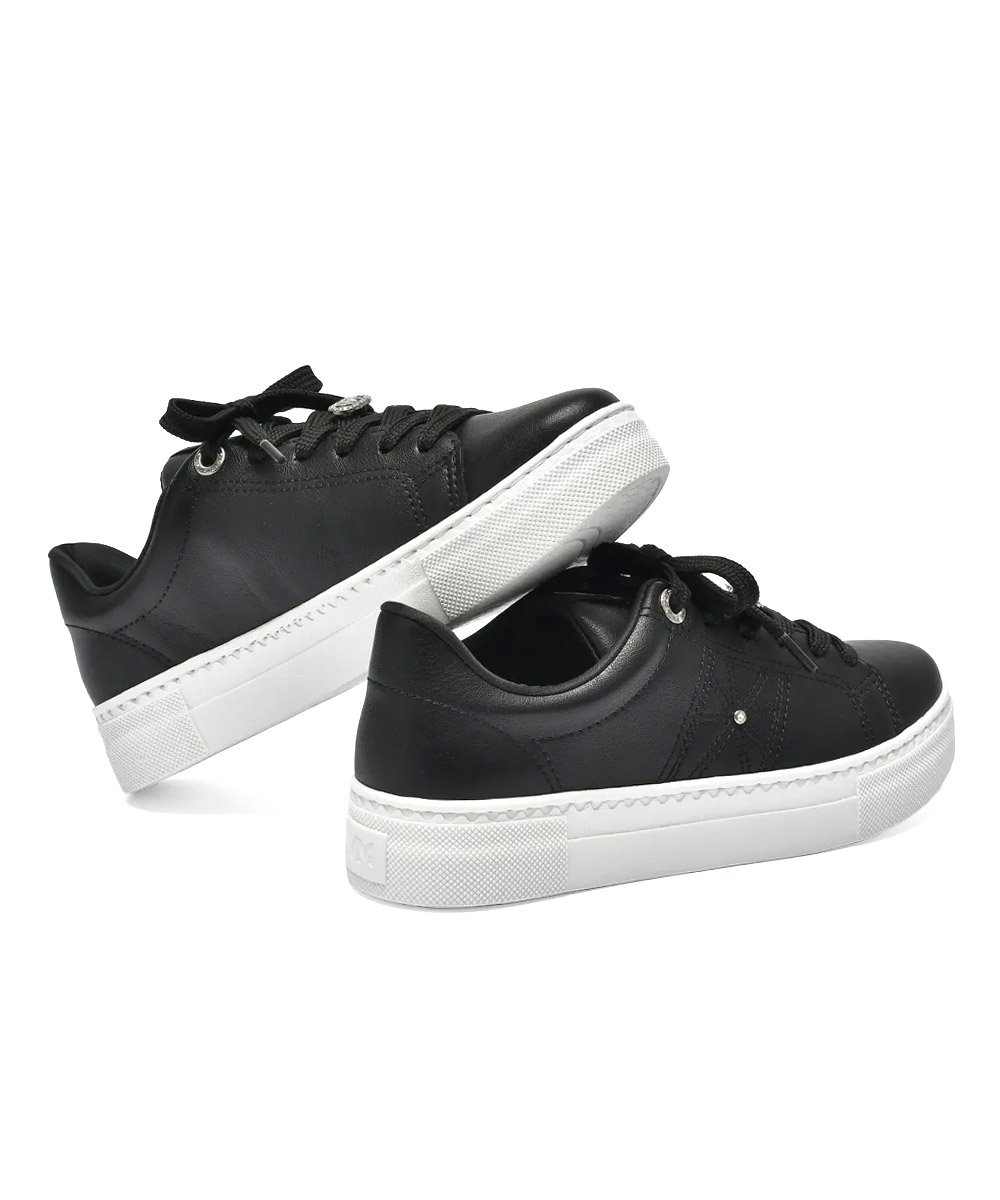 Tênis Feminino Via Marte Casual Preto Preto 4